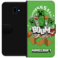 Pikkukuva 1 / 3: Samsung Galaxy J6+ Lompakkokotelo Minecraft Boom