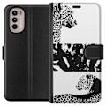 Miniatyrbillede 1 af 3: Motorola Moto G41 Tegnebogsetui Leopard Faces