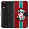 Miniatyrbillede 1 af 3: Apple iPhone XS Max Tegnebogsetui Liverpool FC - Klassisk Fodboldstolthed i Rødt