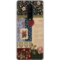 Kompatibelt Mobildeksel til OnePlus 8 Beige blomsterbrev beige