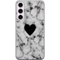 Miniatyrbillede 1 af 3: Samsung Galaxy S23+ Gennemsigtig cover Marmor Hjerte