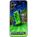 Pikkukuva 1 / 3: Samsung Galaxy A15 5G Läpinäkyvä kuori Minecraft Creeper mobilskal i klassisk grön pixelstil