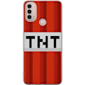 Miniatyrbillede 1 af 3: Motorola Moto E40 Gennemsigtig cover Minecraft TNT