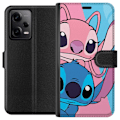 Miniatyrbilde 1 av 3: Xiaomi Redmi Note 12 Pro Lommeboketui Stitch & Angel
