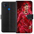 Miniatyrbilde 1 av 3: Xiaomi Redmi 9C Lommeboketui Ronaldo Ferdigheter - CR7 Design
