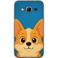 Pikkukuva 1 / 3: Samsung Galaxy Core Prime Läpinäkyvä kuori Hello Corgi