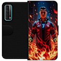 Miniatyrbillede 1 af 3: Huawei P smart 2021 Tegnebogsetui Ronaldo Inferno - fodboldhel