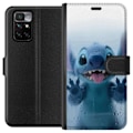 Miniatyrbillede 1 af 3: Xiaomi Redmi 10 Tegnebogsetui Stitch ved et vindue i sød stil