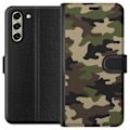 Pikkukuva 1 / 3: Samsung Galaxy S21 FE 5G Lompakkokotelo Metsä camo