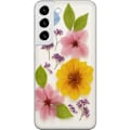 Miniatyrbillede 1 af 3: Samsung Galaxy S22+ 5G Gennemsigtig cover Pressede blomster