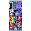 Miniatyrbillede 1 af 3: Sony Xperia 10 V Gennemsigtig cover Fortnite Skins Emotes Batt