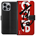 Pikkukuva 1 / 3: Apple iPhone 16 Pro Max Lompakkokotelo Supreme Punainen Graffiti Katupukeutuminen Suunnittelu Muotikuvake Trendikäs Graffiti Kuviointi Suosittu Urbaa