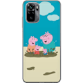 Pikkukuva 1 / 3: Xiaomi Redmi Note 10 Läpinäkyvä kuori Greta Possu Perhe Jor