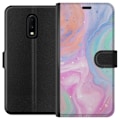 Miniatyrbillede 1 af 3: OnePlus 7 Tegnebogsetui Pastelmarmor