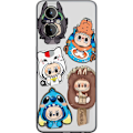 Pikkukuva 1 / 3: OnePlus Nord N20 5G Läpinäkyvä kuori Labubu hahmokokoelma - Pop Mart Labubu The Monsters väriluulisessa muotoilussa