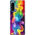Miniatyrbild 1 av 3: Sony Xperia 5 IV Genomskinligt Skal Color Splash Abstrakt Konst Design Färgstarkt Mönster Modern Populär Väggkonst Grafiskt Trend