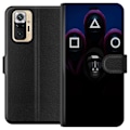 Miniatyrbild 1 av 3: Xiaomi Redmi Note 10 Pro Plånboksfodral Squid Game Säsong 3 Nya Ikoner Populär Serie TV Motiv Asiatisk Drama Trend Ikoniskt Grafisk Design