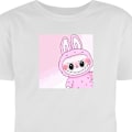 Miniatyrbilde 1 av 8: Barn-T-skjorte | Komfortabel T-skjorte for Barn Labubu Bunny S hvit 3-4 År