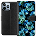 Miniatyrbillede 1 af 3: Apple iPhone 13 Pro Max Tegnebogsetui Blomster