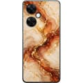Kompatibelt Mobildeksel til OnePlus Nord CE3 Bronsemarmor beige