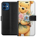 Miniatyrbild 1 av 3: Apple iPhone 12  Plånboksfodral Nalle Puh med blommor – kla