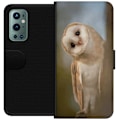 Pikkukuva 1 / 3: OnePlus 9 Pro Lompakkokotelo Uggla Utelias Katse Lintumotiivi Metsä Luonto Grafinen Suunnittelu Suosittu Motiivi Eläin Teema Koriste