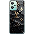 Miniatyrbillede 1 af 3: OnePlus Nord CE 2 Lite 5G Gennemsigtig cover Louis Vuitton Mørk Tilstand Design Sort Luksus Stil Mode Populær Grafisk Mønster Modeikon Luksusmærke