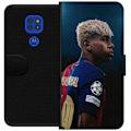 Miniatyrbillede 1 af 3: Motorola Moto G9 Play Tegnebogsetui Lamine Yamal - Barcelonas Wunderkind i fokus