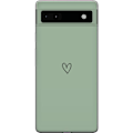 Pikkukuva 1 / 3: Google Pixel 6a Läpinäkyvä kuori Sydän
