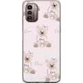 Pikkukuva 1 / 3: Nokia G21 Läpinäkyvä kuori Teddy Dior Vibes - ylellinen nal
