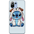Pikkukuva 1 / 3: Xiaomi 11 Lite 5G NE Läpinäkyvä kuori Stitch Koirapuku Lilo & Stitch Disney Hauska Design Sininen Avaruusolento Sarjakuva Hahmo Suosittu Lapsille S