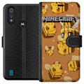 Pikkukuva 1 / 3: Motorola Moto E6i Lompakkokotelo Minecraft Bi
