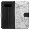 Pikkukuva 1 / 3: Samsung Galaxy S10 Lompakkokotelo Marmori