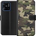 Kompatibelt Plånboksfodral till Xiaomi Redmi 10C Militär