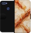 Kompatibelt Lommeboketui til Huawei P smart Ravmarmor beige
