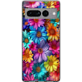 Pikkukuva 1 / 3: Google Pixel 7 Pro Läpinäkyvä kuori Gerbera Kukat Värikäs Koriste Kukka Motiivi Suosittu Kotisisustus Väririkas Seinätaide Suunnittelu