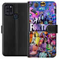 Miniatyrbillede 1 af 3: Samsung Galaxy A21s Tegnebogsetui Fortnite Skins Emotes Battle