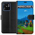 Miniatyrbillede 1 af 3: Xiaomi Redmi 10C Tegnebogsetui Minecraft Key Art