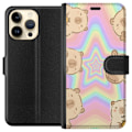Miniatyrbillede 1 af 3: Apple iPhone 15 Pro Max Tegnebogsetui Kawaii Capybara Galaxy Sød Anime Dyr Rummotiv Kawaii Trend Gave TikTok Design