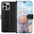 Pikkukuva 1 / 3: Apple iPhone 16 Pro Max Lompakkokotelo Labubu Vaaleanpunainen