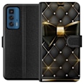 Pikkukuva 1 / 3: Motorola Edge 20 Pro Lompakkokotelo Kultainen roosetta