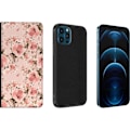 Miniatyrbillede 3 af 9: Apple iPhone 12 Pro Tegnebogsetui Blomster