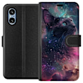 Pikkukuva 1 / 3: Sony Xperia 10 VI Lompakkokotelo Kissa galaksissa