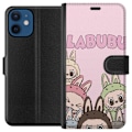 Miniatyrbillede 1 af 3: Apple iPhone 12 mini Tegnebogsetui Labubu Pop Mart Karakterer Figurer Samlerobjekt Populær Figursærie Design Pop Mart Leksakskunst Motiv