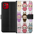 Miniatyrbild 1 av 3: Samsung Galaxy A03 Plånboksfodral Labubu Pink Monster – Popkonst med Kawaii-touch