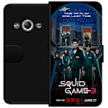 Pikkukuva 1 / 3: Samsung Galaxy Xcover 3 Lompakkokotelo Squid Game Kausi 3 TV-sarjan hahmot Suositut TV-sarja Motiivit Ikoni Jännitys Draama Aasialainen suunnittelu T