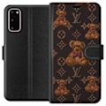Pikkukuva 1 / 3: Samsung Galaxy S20 Lompakkokotelo Louis Vuitton Teddykarhu Kuvio Ylellinen Muotisuunnittelu Suosittu Motiivi Muoti-Trendi Ylelliset Asusteet