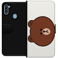 Pikkukuva 1 / 3: Samsung Galaxy A11 Lompakkokotelo line friends brown