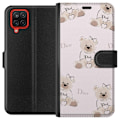 Miniatyrbillede 1 af 3: Samsung Galaxy A12 Tegnebogsetui Teddy Dior Vibes - luksuriøs bamse i modetil