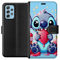 Miniatyrbillede 1 af 3: Samsung Galaxy A72 5G Tegnebogsetui Strawberry Stitch